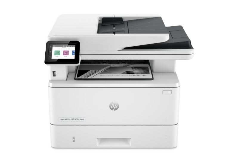 Front of HP LaserJet Pro 4000